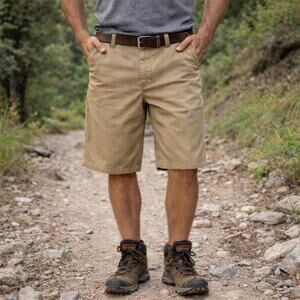 Carhartt B372 Khaki Twill Work Shorts Men’s 42 13” Inseam